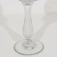 Collection of glass weaver oil lamps, France circa 1800-1900