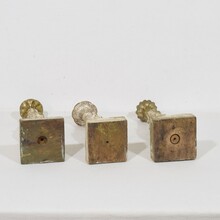 Collection of 3 neoclassical candleholders, Italy circa 1780-1800