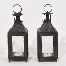 Collection of 5 metal lanterns, France circa 1850-1900