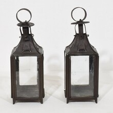 Collection of 5 metal lanterns, France circa 1850-1900