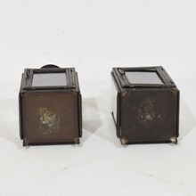 Collection of 5 metal lanterns, France circa 1850-1900