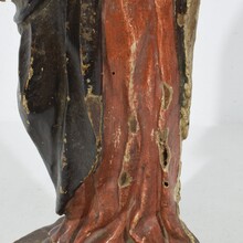 Baroque wooden Madonna with Child, France circa 1600-1700