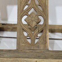 Carved wooden folding lectern in gothic style, France circa 1600-1700