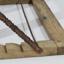 Carved wooden folding lectern in gothic style, France circa 1600-1700