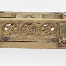 Carved wooden folding lectern in gothic style, France circa 1600-1700