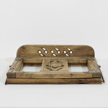 Carved wooden folding lectern in gothic style, France circa 1600-1700