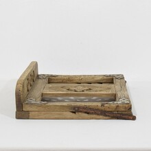 Carved wooden folding lectern in gothic style, France circa 1600-1700