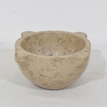 Small marble mortar, France circa 1750-1850