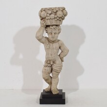 Hand carved oak caryatid figure, France circa 1750