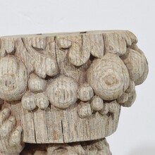 Hand carved oak caryatid figure, France circa 1750