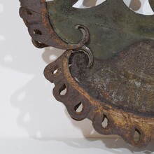 Forged iron folk art baroque tavern sign, France circa 1750