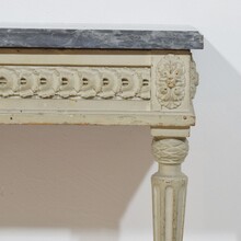 Marble top Louis XVI console table, France circa 1770-1889