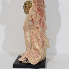 Risen Christ/ resurrection statue with flag, France circa 1750