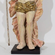 Risen Christ/ resurrection statue with flag, France circa 1750