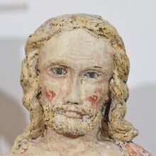 Risen Christ/ resurrection statue with flag, France circa 1750