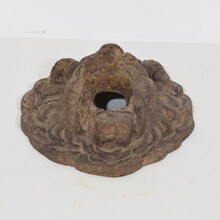 Cast iron lion fountain head, France circa 1850-1900