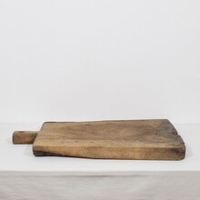 Giant wooden chopping or cutting board, France circa 1850-1900