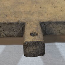Giant wooden chopping or cutting board, France circa 1850-1900