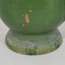 Green glazed Castelnaudary planter, France circa 1850-1900