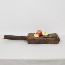 Thick wooden chopping or cutting board, France circa 1850-1900
