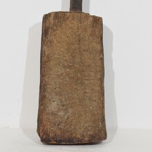 Thick wooden chopping or cutting board, France circa 1850-1900