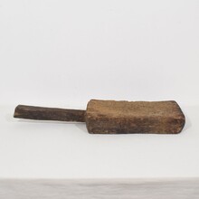 Thick wooden chopping or cutting board, France circa 1850-1900