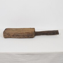 Thick wooden chopping or cutting board, France circa 1850-1900