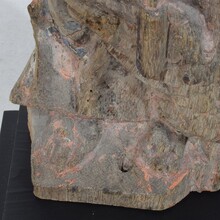 Hand carved oak statue of saint John the evangelist, France circa 1550-1650