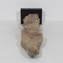 Hand carved oak statue of saint John the evangelist, France circa 1550-1650