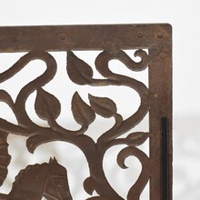 Small iron door depicting Saint George killing the dragon, Italy 16/17th century