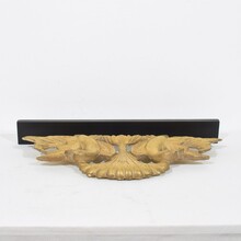 Carved giltwood neo classical ornament with birds, Italy circa 1780-1820