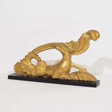 Carved giltwood neoclassical style bird ornament, Italy circa 1780-1820