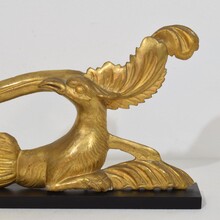 Carved giltwood neoclassical style bird ornament, Italy circa 1780-1820