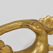 Carved giltwood neoclassical style bird ornament, Italy circa 1780-1820