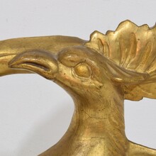 Carved giltwood neoclassical style bird ornament, Italy circa 1780-1820