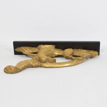 Carved giltwood neoclassical style bird ornament, Italy circa 1780-1820