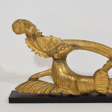 Carved giltwood neo classical style bird ornament, Italy circa 1780-1820