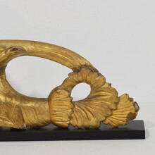 Carved giltwood neo classical style bird ornament, Italy circa 1780-1820