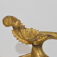 Carved giltwood neo classical style bird ornament, Italy circa 1780-1820