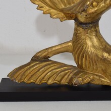 Carved giltwood neo classical style bird ornament, Italy circa 1780-1820