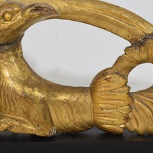 Carved giltwood neo classical style bird ornament, Italy circa 1780-1820