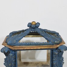 Baroque carved wooden reliquary shrine, Italy circa 1750