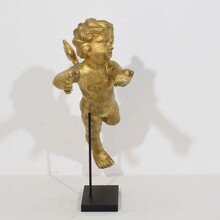 Carved giltwood baroque angel, Italy circa 1750-1800