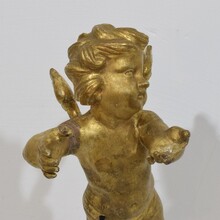 Carved giltwood baroque angel, Italy circa 1750-1800