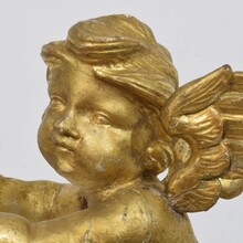 Carved giltwood baroque angel, Italy circa 1750-1800