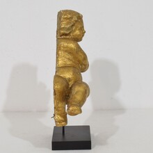 Carved wooden baroque angel, Italy circa 1750