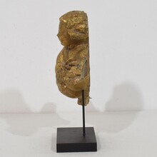 Carved wooden baroque angel, Italy circa 1750