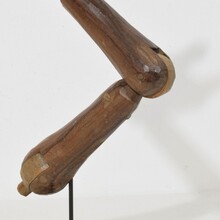 Carved wooden baroque arm of a Saint figure, Italy circa 1750