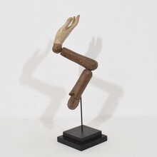 Carved wooden baroque arm of a Saint figure, Italy circa 1750