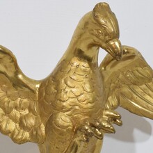 Gilded paper mache dove/ holy spirit, Italy circa 1750